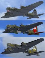 FSX Boeing B-17G Flying Fortress - Penta-pack - Textures only.